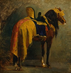 Cheval caparaçonné - Isidore Pils